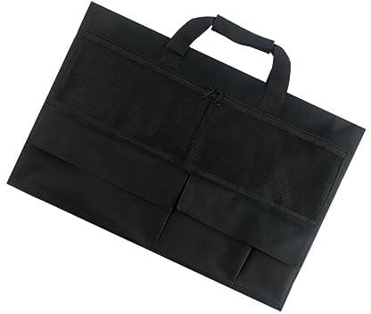 WUUISDNX Schlanke Computer Reisetasche mit 24 Zoll Bildschirm und Taschen für den Desktop