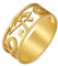 UNIFT Auge des Horus Ankh Kreuz Ringe für Frauen Männer Edelstahl Antikes ägyptisches Kreuz Das Auge des Horus Ring Schutz Schmuck (Gold, 10)