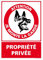 Panneau Attention, Je Monte La Garde Propriété Privée Alu 2 Mm - 210 X 300 Mm Signalisation Rectangulaire Prépercée Avec Kit De Fixation Fabrication Française