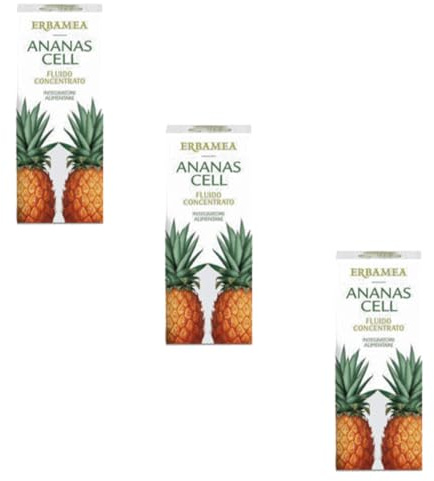 Erbamea Ananas Cell fluido concentrato 250 ml | 3 Confezioni