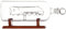 CKB LTD Train in a Bottle Decanter Classic Glass Cork Stopper, Premium Wood Stand Ideal for Vodka Whiskey, Scotch, Rum Tequila 750ml