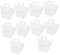 Gatuida 10er-pack Geschenktüten Aus Kraftpapier – Einfache Papierhandtaschen Für Partybedarf – Aufbewahrungstasche – Festlicher Geschenkbeutel