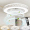Tukrool Ventilador de techo con luz, ventilador techo con luz con mando a distancia, lampara ventilador techo motor DC, ventilador 18W, luz led 10W con Blanco cálido Blanco frío CCT RGB, Ø48cm