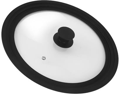 Universaldeckel,28-30-32cm Pfannendeckel Universal,MultifunktionalerPfannendeckel, Hitzebeständiger Glasdeckel mit Silikonrand, Geeignet für Pfannen und Töpfe (28-30-32cm)