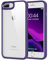 HOOMIL Cover per iPhone 7 Plus/iPhone 8 Plus 5,5 Pollici, Custodia Anti-Ingiallimento, Antiurto e Anti-Graffi, Retro Rigida Trasparente - Viola Scuro