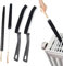 4pcs Radiator Cleaner Brush, Window Cleaning Brushes, Radiator Cleaning Brushes, Radiator Cleaner Brush, Radiator Brushes For Cleaning, For Radiators, Washing Machines And Tumble Dryers Kitchen