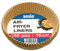ANSIO Air Fryer Paper Liners – 150 PCS Round Disposable Liners, 16cm x 4.5cm Inner Fit – Pack of 150
