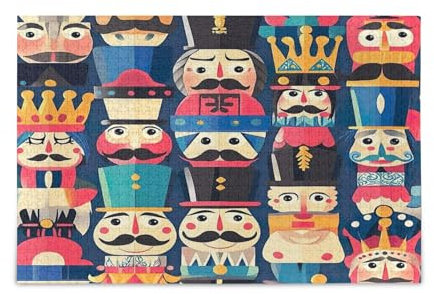 Ewusp Christmas Nutcracker Puzzles 1000 Pieces for Adults Challenging and Brainteasing Jigsaw Puzzles Educational Games for Birthday