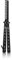 HAMKU Peigne Entraînement, Sécurité Peigne Rotatif Papillon, Peigne Papillon Pliant, Peigne à Ressort Cheveux Tondeuse Métal Outil Peigne Couteau Papillon Style Papillon pour Pratique (Noir), 1 pièce