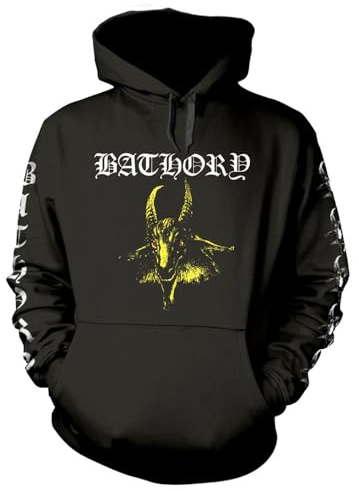 Bathory Goat Band Logo Pullover Kapuzenpullover M