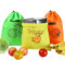 Kalastussaari 3Pcs Banana Bag with Drawstring, 14x11in Reusable Vegetable Fruit Storage Containers for Fridge with Foil Lining, Safe Fridge Fruit Fresh for Bananas Vegetables Tomatoes