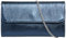 Caspar Echt Leder Clutch Abendtasche Damen Handtasche aus Wildleder im Metallic Stil - PREMIUM LINE - Modell No.779 - Made in Italy, Farbe:dunkelblau metallic, Größe:One Size