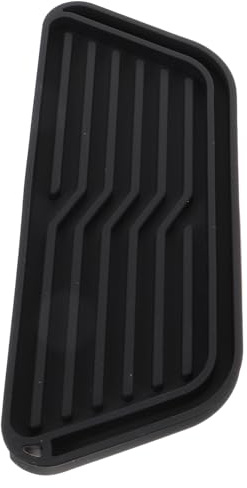 Silicone Fridge Water Drip Catcher Tray, Black Reusable Cut to Size | Easy Install and Clean, for Refrigerator Dispenser Area, Compact Tray Accessory for Tidy Countertop Use