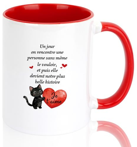 Yeeaulpa Cadeau Copine Tasse Cadeau Mignon pour sa Copine Amoureux Idee Cadeaux pour ma Femme Amour pour Couple Original Mug Cadeaux Mariage Saint Valentin Femme Noel St Valentin Secret Santa