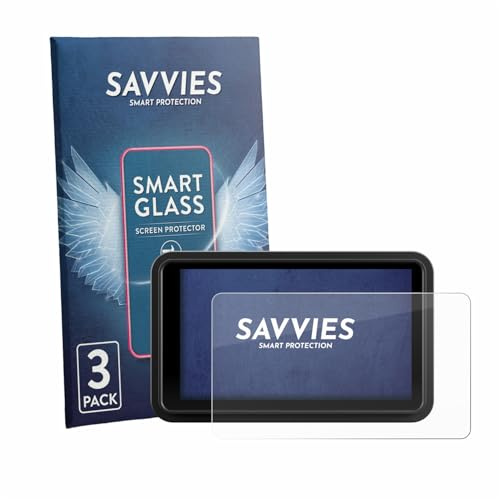 Savvies 3 Stück Panzer Schutz Glas für Atomos Ninja RAW 5 9H Schutzfolie HD Klar, Blasenfrei, Anti-Fingerabdruck, Stoßfest, Displayschutz