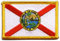Flaggenfritze Flaggen Aufnäher USA Florida Fahne Patch + gratis Aufkleber