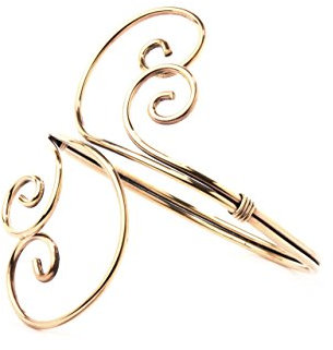 Windalf Oberarmreif LINYA Doppelspirale Kelten Schmuck hochwertige Bronze