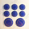 All3DStickers Aufkleber Europa Flagge Harz Gewölbt 8 x Aufkleber von Europa Fahne Rund 3D Kfz-Aufkleber Gedomt Flaggen