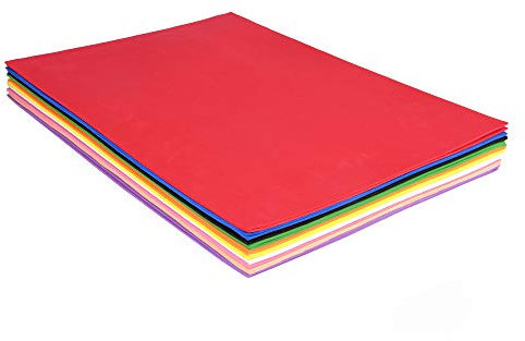 ewtshop® Moosgummi DIN A3, 20er Set, 29,7 x 42 cm, Moosgummiplatten