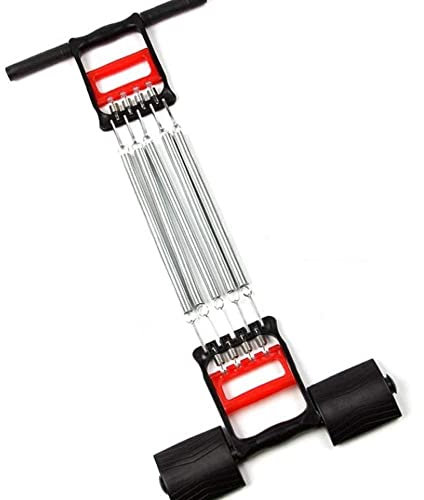 Trintion 3-in-1 Chest Expander Mit 5 FrüHjahrs Muskeltrainer Verstellbar für Fitnessband Bizeps Oberkoerper Schulter Ruecken Brust Brustmuskeltrainer Und Auch Mit FußPedaltrainer