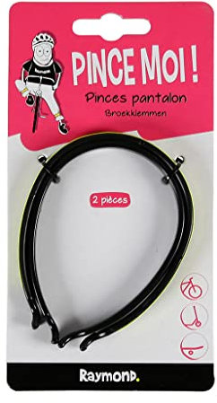 Raymond - Lot de 2 Pinces réfléchissantes pour Pantalons de vélo, Lot de 2 Clips de Pantalon de vélo réfléchissants - A Clipser sur Les Chevilles - Taille Unique, NC