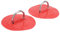 VGEBY D Ring Pad 2 teiliges D Ring Patch aus Hochfestem Edelstahl für PVC Schlauchboote Flöße Beiboote Kajaks Kanus und Surfbretter(rot)