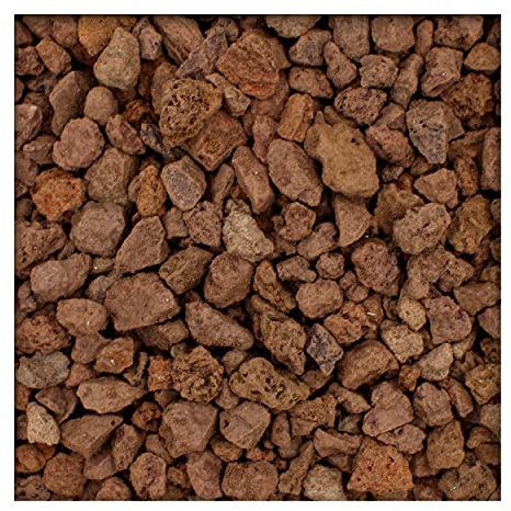 Kieskönig 20 Liter Lava Splitt 10-20 mm Pflanzgranulat Schneckenschutz Lavastein Lavasteine Lavamulch Dachbegrünung Lavagranulat 18 kg