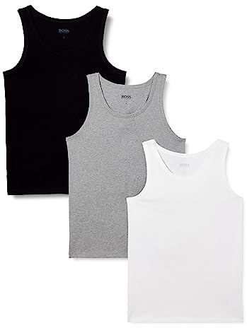 BOSS Herren Tank Top 3P Classic Dreier-Pack Tanktops aus Baumwolle