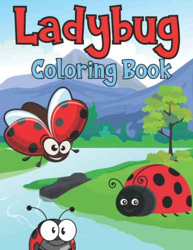 Ladybug Coloring Book: Colouring Pages For Kids 2-12 Ages And Preschools: Funny Gift For A Girl Or A Boy: 28 Unique Designs: Make This Christmas Unforgettable for Your Kids