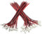 BGTXINGI 50Pcs 25Pairs 2.54mm 2PIN Weiblich und Männlich Anschlussstecker mit Rotem Schwarzem Terminal Stecker Kabel 200mm kompatibel mit JST XH