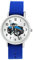 Pacific Time Kinder Armbanduhr Jungen Traktor für Kinder blau Trecker Kinderuhr Auto Car Textilarmband Leuchtzeiger Analog Quarz 87610