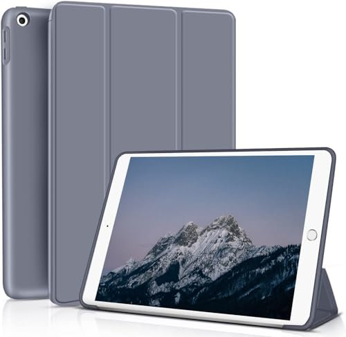 ZOYU Hülle für iPad 9. 8. 7. Generation 2021 2020 2019, Hülle für iPad 9/8/ 7, Automatischer Schlaf/Aufwachen, Slim Smart Folio Schutzhülle Case für i Pad 10,2 Zoll, Violett
