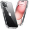 NIMASO for iPhone 15 Case Clear 6.1-Inch, Military Grade Shockproof Drop Protection, Non-Yellowing Slim Thin Phone Cover for iPhone 15, Clear