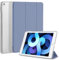 4UBonLife Custodia per iPad 6a /5a Generazione 9,7 Pollici 2018/2017, Cover Protettiva Rigida, Sottile e Leggera con Traslucida Posteriore Opaca Cover per iPad 5/6, Auto Sveglia/Sonno, Grigio Lavanda