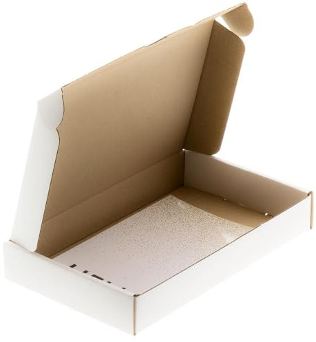 50x Maxibriefkarton Weiß A6 - Versandkarton - Karton