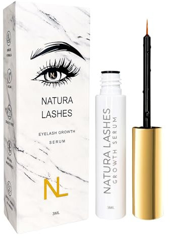 NATURA LASHES - Lash Serum - Lash Growth Serum - Lash Lift - Wimpernserum - Wimpernwachstum Serum - Lashlift-Kit - Keine Prostaglandine - Natürliches Wimpernserum - Lash Serum - Schnelles Ergebnis