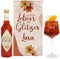 Herz & Heim® Glitter Geschenkset mit graviertem Glas, Geschenkbox und Glitter Spritz Flasche, Motivauswahl, personalisiert (Gib deinem Leben mehr Glitzer)