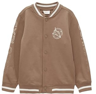 s.Oliver Sweatjacke mit Kontraststreifen und Print-Detail