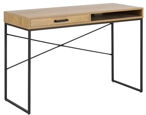 Emob Dover Schreibtisch mit Schublade - Eiche/schwarz