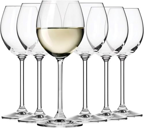 G.M. DISTRIBUZIONE 6 Calici da Vino 580cc Trasparenti Infrangibili Lavabili Riutilizzabili, in Tritan® (Plastica Rigida tipo Policarbonato) Lavabili in Lavastoviglie, Spritz Cocktail Birra