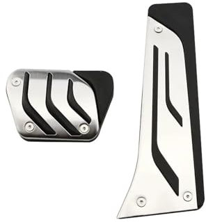 VISIYUBL Auto Pedale Fußstütze Bremse Gaspedal Pad Abdeckung Fit for BMW 1 2 3 4Serie M3 M4 E87 e90 F20 F21 F30 F32 F36 F80 F82(2Pcs at)