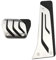 VISIYUBL Auto Pedale Fußstütze Bremse Gaspedal Pad Abdeckung Fit for BMW 1 2 3 4Serie M3 M4 E87 e90 F20 F21 F30 F32 F36 F80 F82(2Pcs at)
