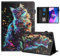 Rostsant Custodia Lenovo Tab M10 3rd Gen 10.1 Cover Libro Stand Funzione Slot per Carte Libro Cover Tablet Protettiva per Lenovo Tab M10 3rd Gen 10.1 Pollici 2022 TB-328FU/TB-328XU Nota musicale gatto
