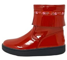 Lelli Kelly stivaletto frangetta. stivale basso da bambina in colore ROSSO O NERO. numerazione dal 26 al 35 (ROSSO, Sistema Taglie Calzature EU, Bambino Piccolo (2-5 anni), Numero, Media, 26)