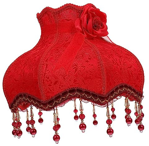 Cabilock Vintage Stoff Lampenschirm Für Schreibtischlampen Dekoration Innenverwendung Retro Optik Schirmlampe Zubehör Ersatzabdeckung Für Tischlampenaccessoires