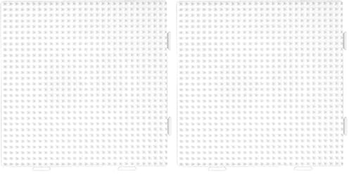 Hama Stiftplatte Multi Quadrat 14x14cm 234, Weiß, 1 STK (Packung mit 2)