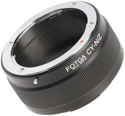 Hanzete Aluminum Alloy Lens Adapter for Contax/Yashica C/Y Mount Lens to Nikon Z-Mount Mirrorless Camera