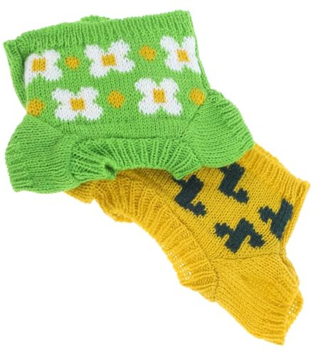 ibasenice 2stücke Puppen Kleidung Plüschbär Pullover Austauschbar Süße Strickkleidung Für Kuscheltiere Vielseitig Für Sammler Und Spielspaß