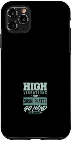 Sushi-Teller mit hoher Vibration gehen Hand in Hand Hülle für iPhone 11 Pro Max