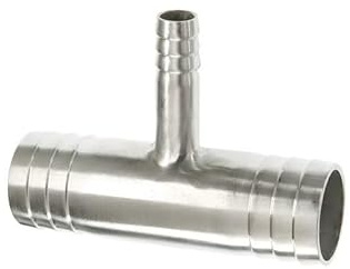 Raccordo for tubo raccordo for capezzolo, 1pz 6 8 10 12 14 16 19 20 25 32 38-51mm Riduttore for tubo a T Splitter a 3 vie Accoppiatore portagomma(38-25-38mm)